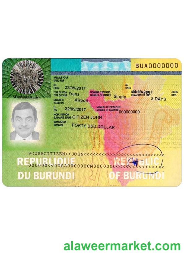 BURUNDI travel visa